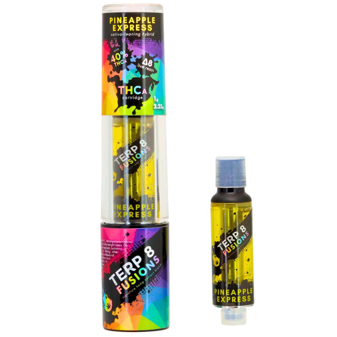 2.25-Gram Pineapple Express THCA + D8 Live Resin Cartridge Smoke Drop