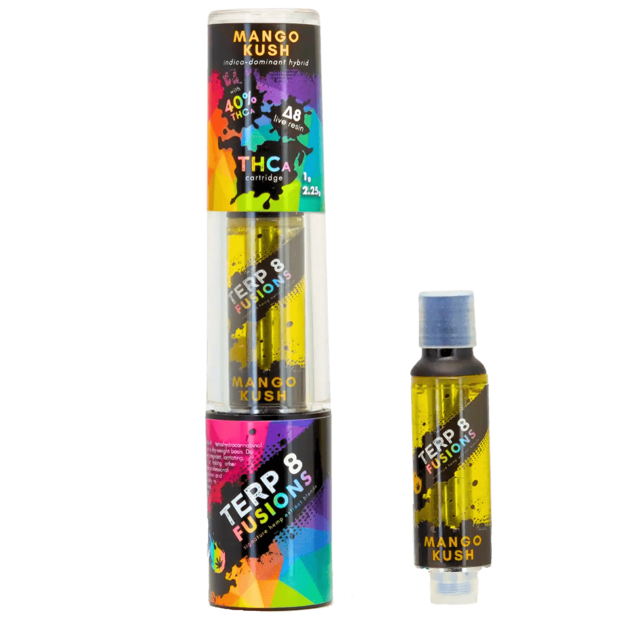 2.25-Gram Mango Kush THCA + D8 Live Resin Cartridge Smoke Drop