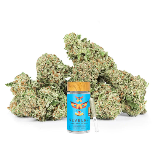 Revelry Passion Fruit Punch THCA Pre Rolls 14 Pack Smoke Drop