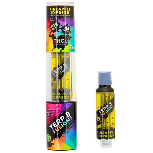 2.25-Gram Pineapple Express THCA + D8 Live Resin Cartridge Smoke Drop