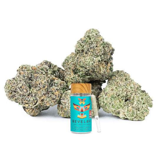 Revelry Pink Guava THCA Pre Rolls 7 Pack Smoke Drop