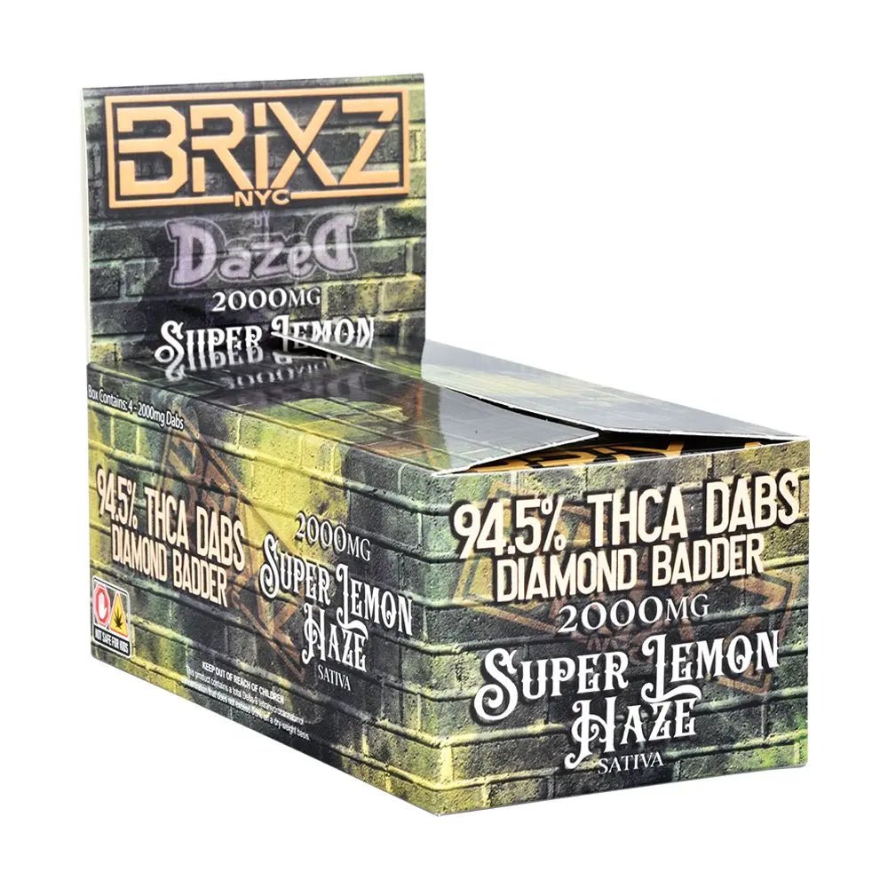 Dazed Brixz NYC THCA Diamond Badder | 2000mg | 4ct Smoke Drop