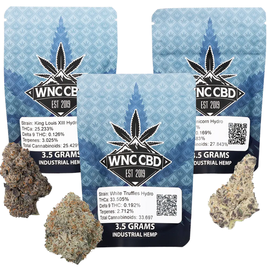 WNC CBD High THCA Indoor Hydro Flower | 3.5g Smoke Drop