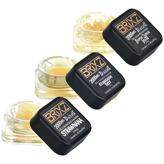 Dazed Brixz NYC THCA Diamond Badder | 2000mg | 4ct Smoke Drop