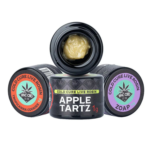 WNC CBD THCA Cold Cure Live Rosin | 1g Smoke Drop