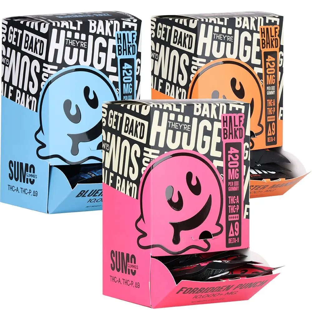 Half Bak'd Sumo THCA, THCP & D8 Gummies Smoke Drop