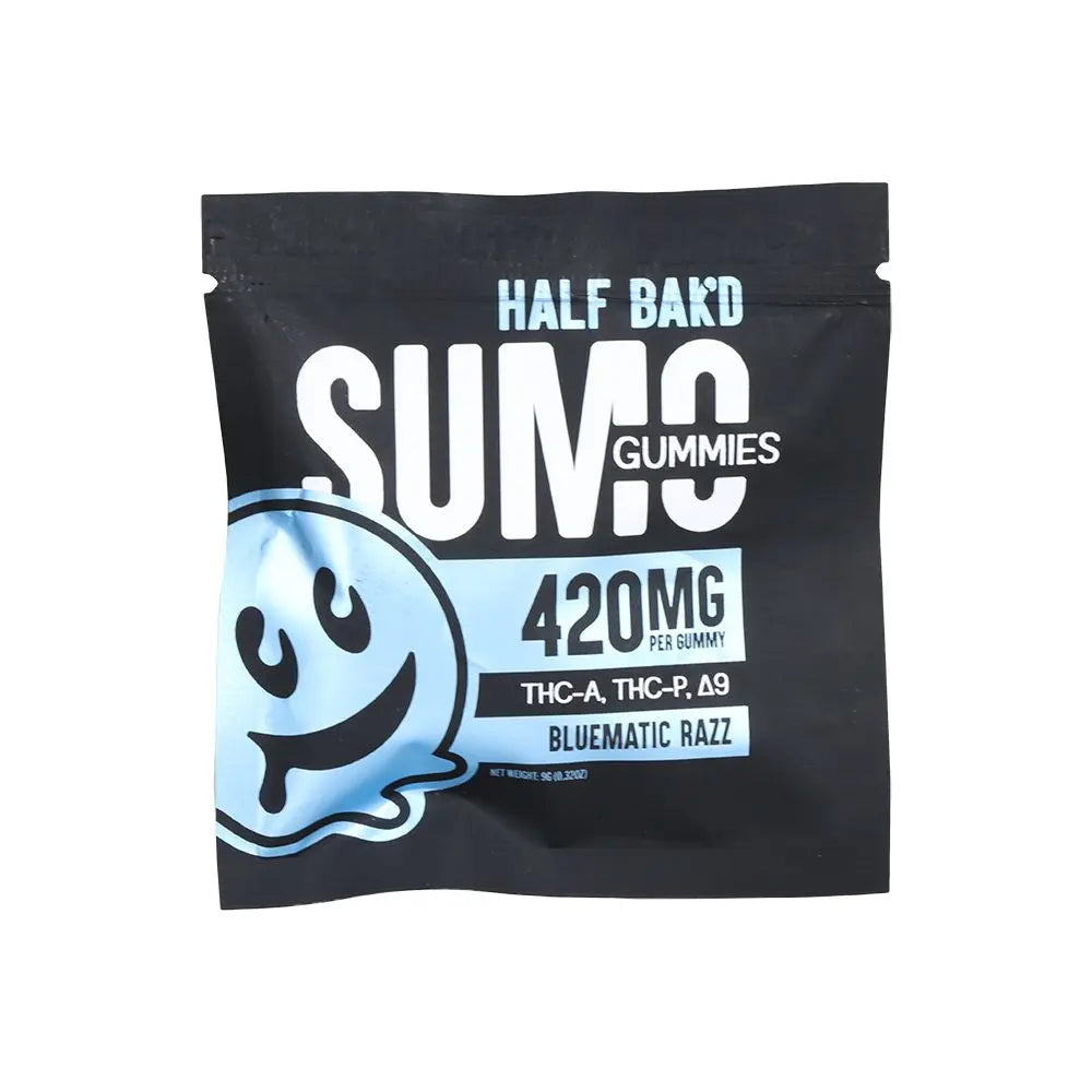 Half Bak'd Sumo THCA, THCP & D8 Gummies Smoke Drop