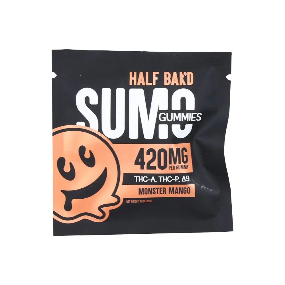 Half Bak'd Sumo THCA, THCP & D8 Gummies Smoke Drop
