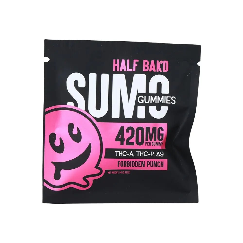 Half Bak'd Sumo THCA, THCP & D8 Gummies Smoke Drop