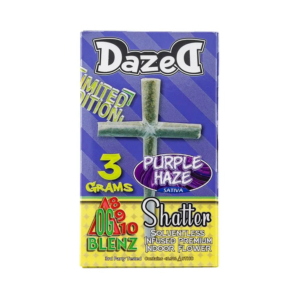 Dazed THC Blend Infused Cross Pre-Roll | 3g Smoke Drop