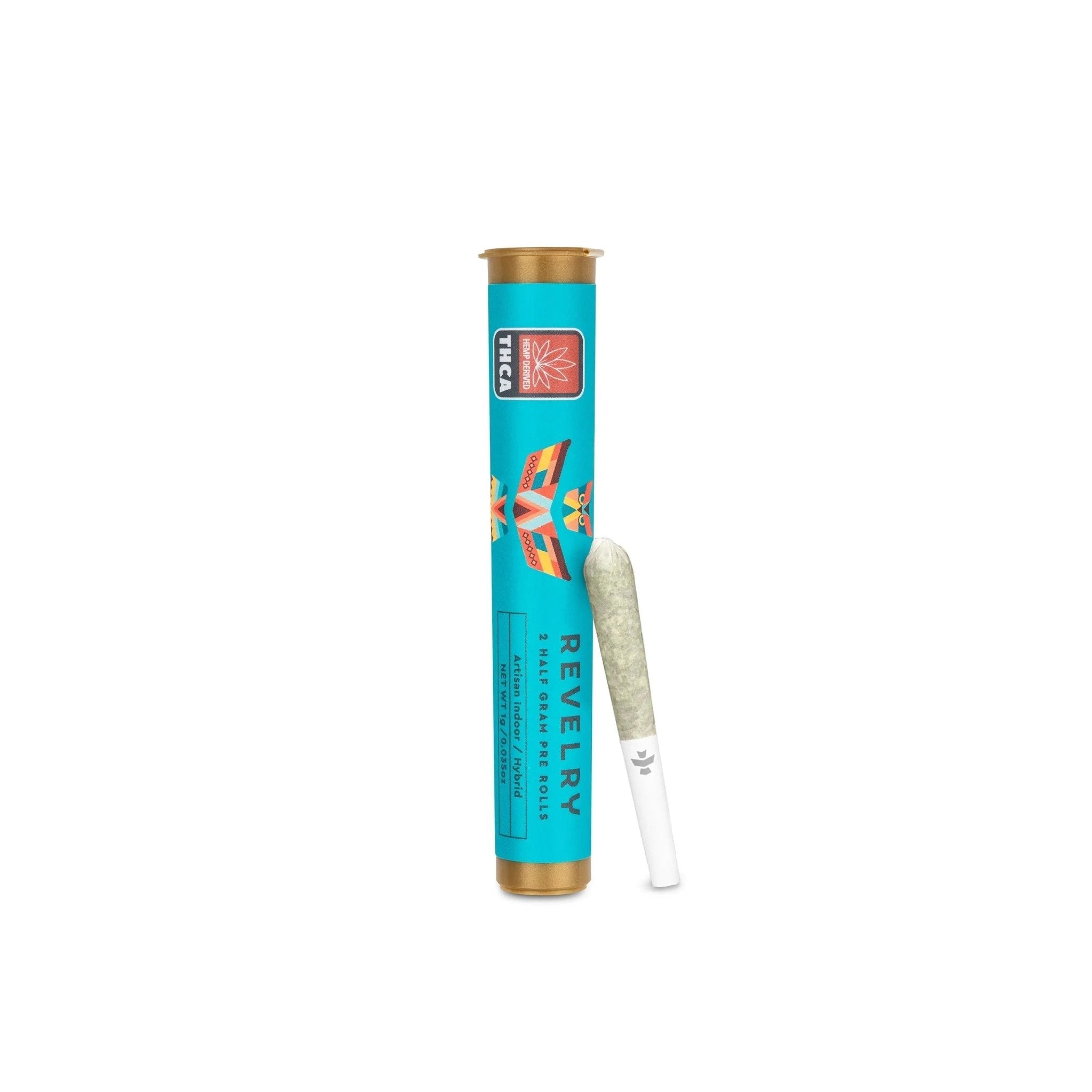 Revelry Passion Fruit Punch THCA Pre Rolls 2 Pack Smoke Drop