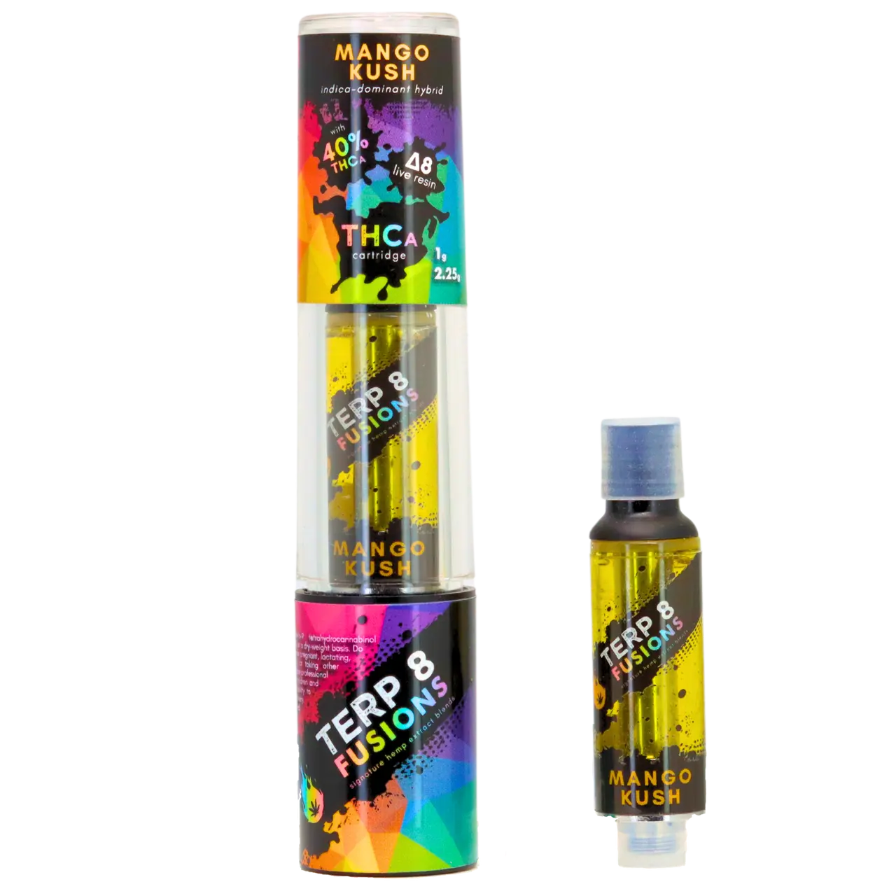 2.25-Gram Mango Kush THCA + D8 Live Resin Cartridge Smoke Drop