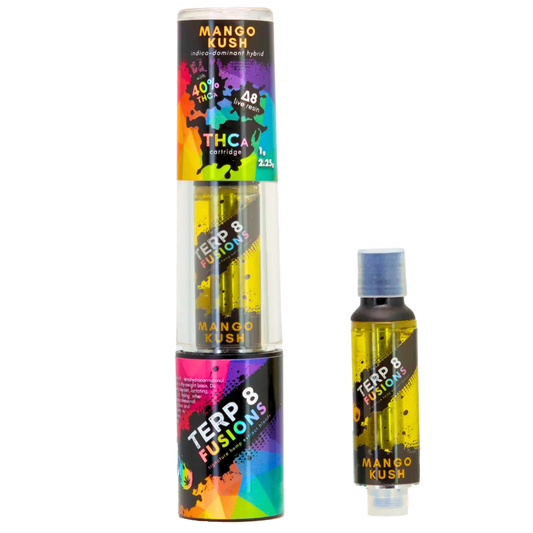 2.25-Gram Mango Kush THCA + D8 Live Resin Cartridge Smoke Drop