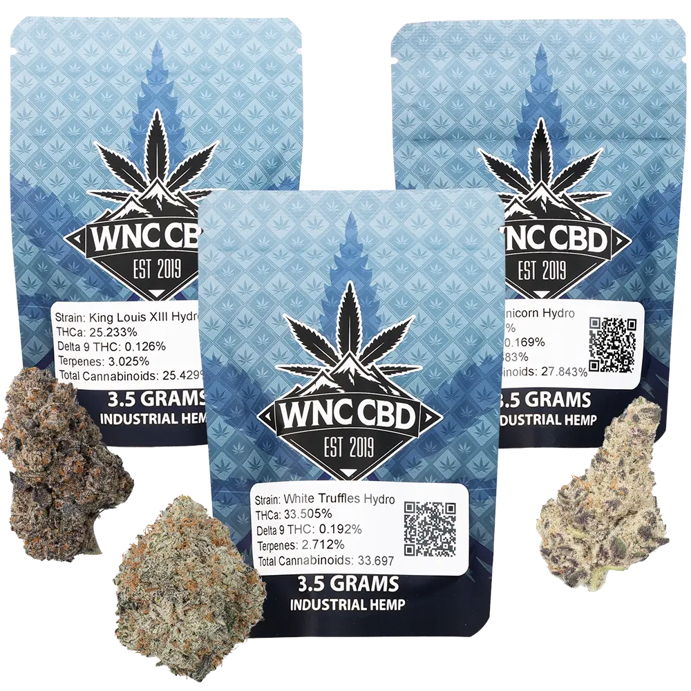 WNC CBD High THCA Indoor Hydro Flower | 3.5g Smoke Drop