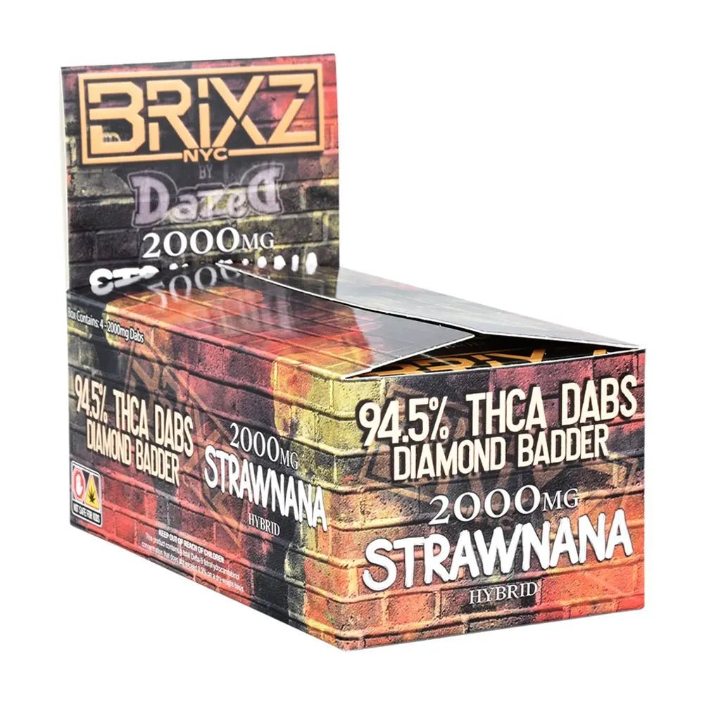 Dazed Brixz NYC THCA Diamond Badder | 2000mg | 4ct Smoke Drop