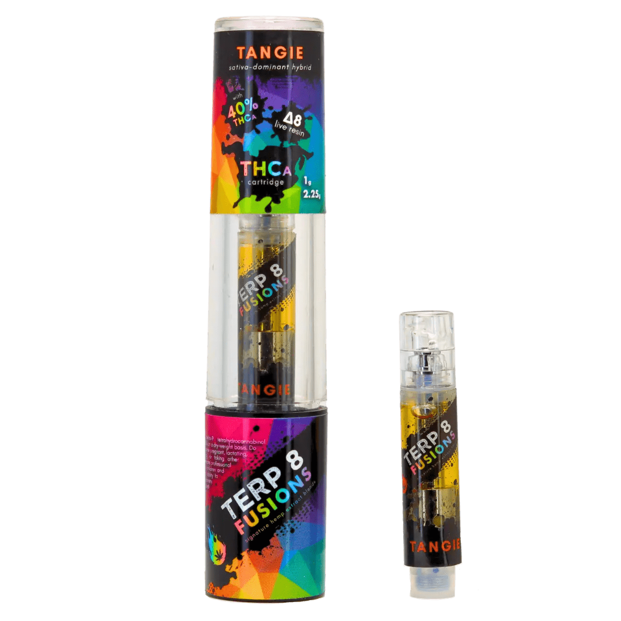 1-Gram Tangie THCA + D8 Live Resin Cartridge Smoke Drop