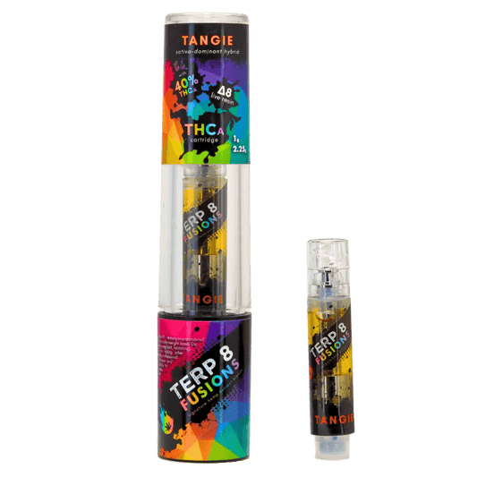 1-Gram Tangie THCA + D8 Live Resin Cartridge Smoke Drop