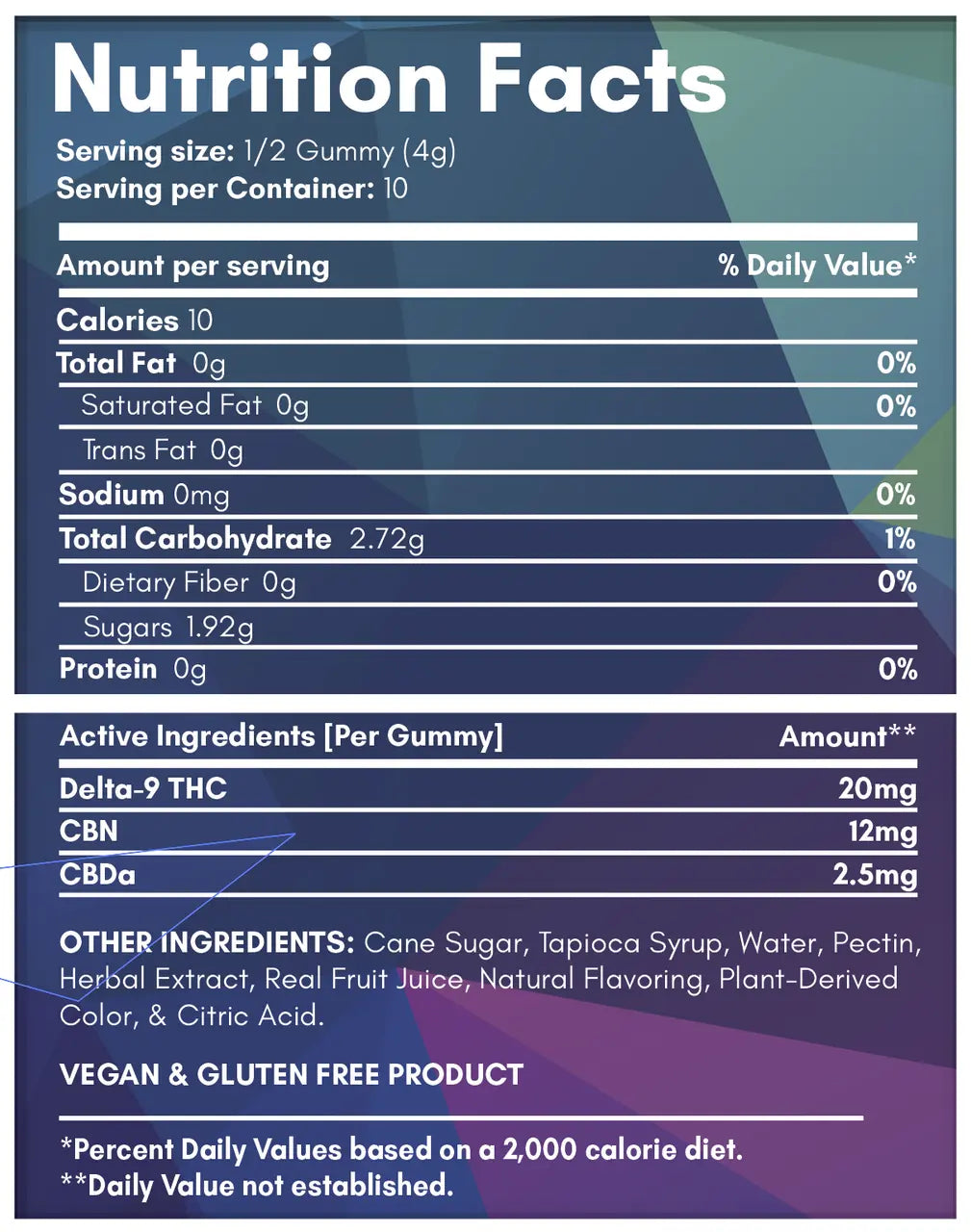 Delta-9 THC Live Resin KNOCKOUT Gummies - Oregon Huckleberry [20ct] Smoke Drop