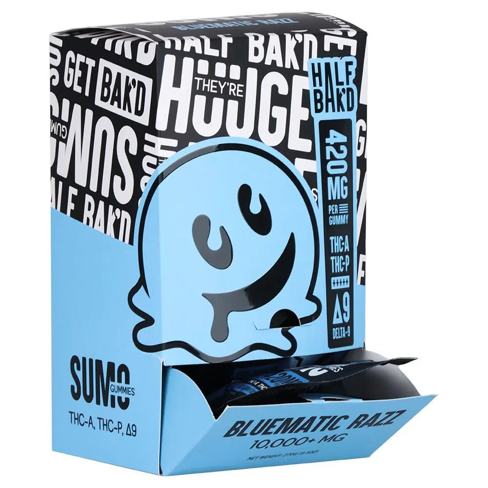 Half Bak'd Sumo THCA, THCP & D8 Gummies Smoke Drop